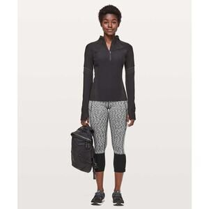 Lululemon Rebel Runner Crop Spaced Out Space Dye Size 12